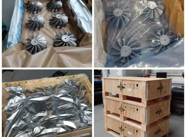 Umfassender Schutz von Maschinenkomponenten vor Beschädigung und Korrosion - leichte Überseeverpackung für den Lufttransport